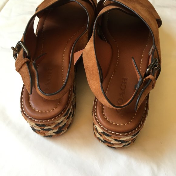 Coach sandals platforms/wedges size 11 - Picture 4 of 15